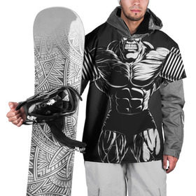 Накидка на куртку 3D с принтом bodybuilder , 100% полиэстер |  | Тематика изображения на принте: 