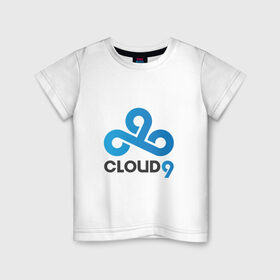 Детская футболка хлопок с принтом Cloud9 , 100% хлопок | круглый вырез горловины, полуприлегающий силуэт, длина до линии бедер | Тематика изображения на принте: cld9