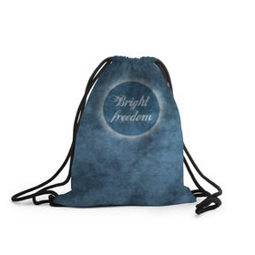 Рюкзак-мешок 3D с принтом Bright freedom , 100% полиэстер | плотность ткани — 200 г/м2, размер — 35 х 45 см; лямки — толстые шнурки, застежка на шнуровке, без карманов и подкладки | Тематика изображения на принте: freedom