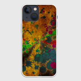 Чехол для iPhone 13 mini с принтом Paint ,  |  | краски | холст