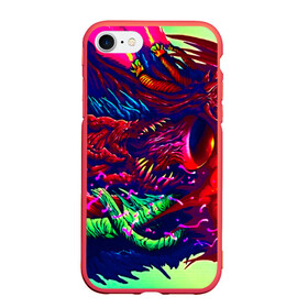 Чехол для iPhone 7/8 матовый с принтом Hyper beast , Силикон | Область печати: задняя сторона чехла, без боковых панелей | counter strike | cs | game | go | hyper beast | игры