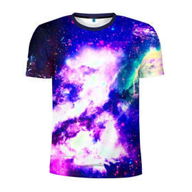 Мужская футболка 3D спортивная с принтом Галактика , 100% полиэстер с улучшенными характеристиками | приталенный силуэт, круглая горловина, широкие плечи, сужается к линии бедра | new | вселенная | звезды | космос | новые | прикольные
