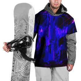 Накидка на куртку 3D с принтом Минимализм , 100% полиэстер |  | гранж | краска | новые | прикольные | текстуры | цветные