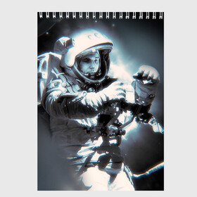 Скетчбук с принтом Гагарин 5 , 100% бумага
 | 48 листов, плотность листов — 100 г/м2, плотность картонной обложки — 250 г/м2. Листы скреплены сверху удобной пружинной спиралью | 12 апреля | гагарин | день космонавтики | космонавт | космонавтика | космос | юра | юрий
