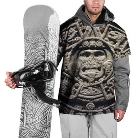 Накидка на куртку 3D с принтом Календарь ацтеков , 100% полиэстер |  | Тематика изображения на принте: ацтеки | история | календарь | круги