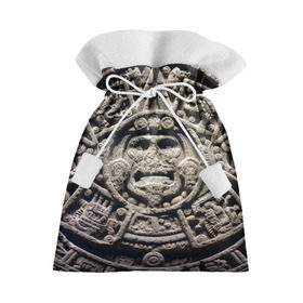 Подарочный 3D мешок с принтом Календарь ацтеков , 100% полиэстер | Размер: 29*39 см | ацтеки | история | календарь | круги