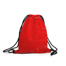 Рюкзак-мешок 3D с принтом Красная краска , 100% полиэстер | плотность ткани — 200 г/м2, размер — 35 х 45 см; лямки — толстые шнурки, застежка на шнуровке, без карманов и подкладки | 