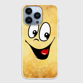 Чехол для iPhone 13 Pro с принтом Заразительная улыбка ,  |  | веселье | заразительная улыбка | мордочка | позитив | прикол | рожица | смайл | смех | улыбка | умора | хорошее настроение | юмор