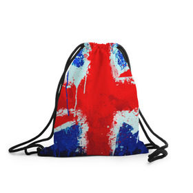 Рюкзак-мешок 3D с принтом Англия , 100% полиэстер | плотность ткани — 200 г/м2, размер — 35 х 45 см; лямки — толстые шнурки, застежка на шнуровке, без карманов и подкладки | англия | краска | модные | популярные | прикольные | стена | флаг