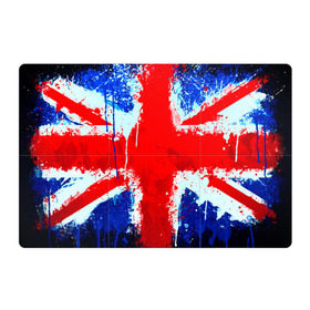 Магнитный плакат 3Х2 с принтом Англия , Полимерный материал с магнитным слоем | 6 деталей размером 9*9 см | англия | краска | модные | популярные | прикольные | стена | флаг