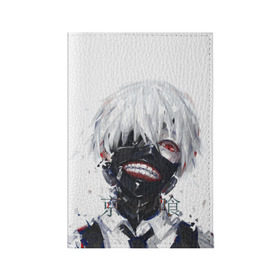 Обложка для паспорта матовая кожа с принтом Tokyo Ghoul , натуральная матовая кожа | размер 19,3 х 13,7 см; прозрачные пластиковые крепления | anime | ghoul | tokyo | tokyo ghoul | гуль