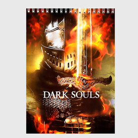 Скетчбук с принтом Dark Souls 1 , 100% бумага
 | 48 листов, плотность листов — 100 г/м2, плотность картонной обложки — 250 г/м2. Листы скреплены сверху удобной пружинной спиралью | dark souls