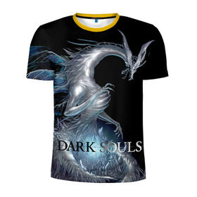 Мужская футболка 3D спортивная с принтом Dark Souls 2 , 100% полиэстер с улучшенными характеристиками | приталенный силуэт, круглая горловина, широкие плечи, сужается к линии бедра | dark souls | praise the sun | you died | дарк соулс | темные души