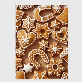 Скетчбук с принтом печенье , 100% бумага
 | 48 листов, плотность листов — 100 г/м2, плотность картонной обложки — 250 г/м2. Листы скреплены сверху удобной пружинной спиралью | christmas | cookies | decoration | merry | xmas | выпечка | глазурь | новый год | рождество | сладко