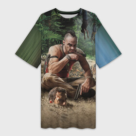 Платье-футболка 3D с принтом Far Cry ,  |  | farcry | игра | фаркрай