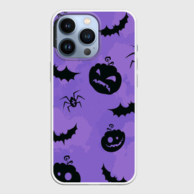 Чехол для iPhone 13 Pro с принтом Хэллоуин ,  |  | Тематика изображения на принте: halloween | ведьма | тыква | хэллоуин