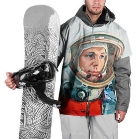 Накидка на куртку 3D с принтом Гагарин , 100% полиэстер |  | space | гагарин | космос | россия