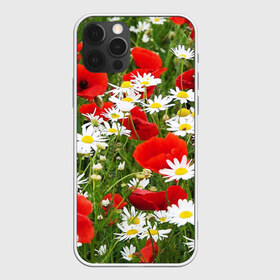 Чехол для iPhone 12 Pro Max с принтом Полевые цветы 2 , Силикон |  | Тематика изображения на принте: поле | полевые цветы | цветы