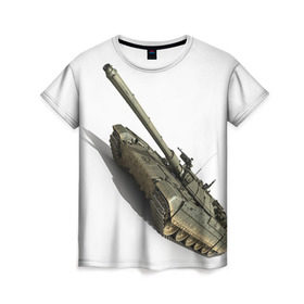 Женская футболка 3D с принтом Армата 2 , 100% полиэфир ( синтетическое хлопкоподобное полотно) | прямой крой, круглый вырез горловины, длина до линии бедер | 9 мая | armata | армата | военная техника | танк | техника