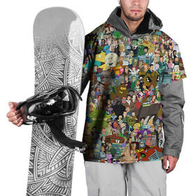 Накидка на куртку 3D с принтом Futurama , 100% полиэстер |  | bender | fry | futurama | mult | бендер | бэндер | лила | мульт | мультсериал | мульфильмы | фрай | футутрама