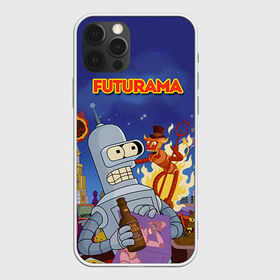 Чехол для iPhone 12 Pro Max с принтом Futurama , Силикон |  | Тематика изображения на принте: bender | fry | futurama | mult | бендер | бэндер | лила | мульт | мультсериал | мульфильмы | фрай | футутрама