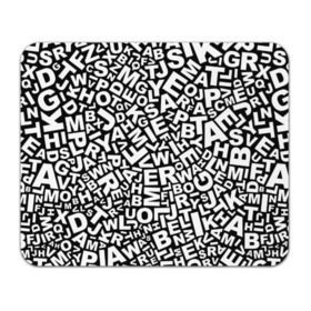 Коврик прямоугольный с принтом Английский алфавит , натуральный каучук | размер 230 х 185 мм; запечатка лицевой стороны | алфавит | английский язык | буквы | оформление | слой | текстура | трайбл | узор | фон