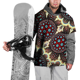 Накидка на куртку 3D с принтом Узорный орнамент , 100% полиэстер |  | Тематика изображения на принте: абстракции | узоры