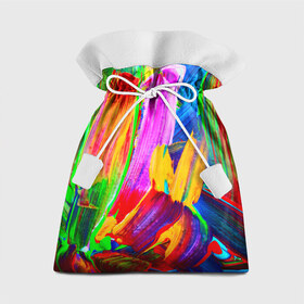 Подарочный 3D мешок с принтом абстракция красок , 100% полиэстер | Размер: 29*39 см | Тематика изображения на принте: абстракция | краска | цветные
