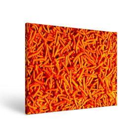 Холст прямоугольный с принтом Морковь , 100% ПВХ |  | Тематика изображения на принте: морковь | овощи | оранжевый | салат