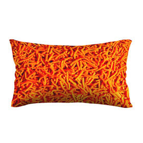 Подушка 3D антистресс с принтом Морковь , наволочка — 100% полиэстер, наполнитель — вспененный полистирол | состоит из подушки и наволочки на молнии | морковь | овощи | оранжевый | салат