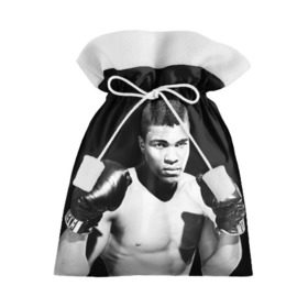 Подарочный 3D мешок с принтом Muhammad ali 2 , 100% полиэстер | Размер: 29*39 см | Тематика изображения на принте: ali | boxing |  muhammad ali | али | бокс | боксер | мухамад. мухаммад | мухамед али | мухаммед | мухаммед али