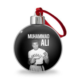 Ёлочный шар с принтом Muhammad Ali , Пластик | Диаметр: 77 мм | ali | boxing | muhammad ali |   |  muhammad |  бокс | али | боксер | мухамад. мухаммад | мухаммед | мухаммед али