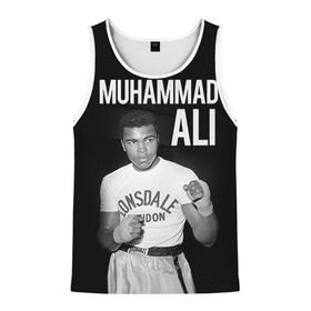 Мужская майка 3D с принтом Muhammad Ali , 100% полиэстер | круглая горловина, приталенный силуэт, длина до линии бедра. Пройма и горловина окантованы тонкой бейкой | ali | boxing | muhammad ali |   |  muhammad |  бокс | али | боксер | мухамад. мухаммад | мухаммед | мухаммед али
