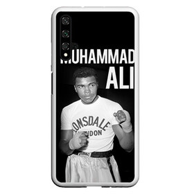 Чехол для Honor 20 с принтом Muhammad Ali , Силикон | Область печати: задняя сторона чехла, без боковых панелей | ali | boxing | muhammad ali |   |  muhammad |  бокс | али | боксер | мухамад. мухаммад | мухаммед | мухаммед али