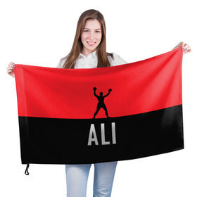 Флаг 3D с принтом Muhammad Ali 3 , 100% полиэстер | плотность ткани — 95 г/м2, размер — 67 х 109 см. Принт наносится с одной стороны | ali | boxing |  muhammad |  muhammad ali | али | бокс | боксер | мухамад. мухаммад | мухамед али | мухаммед | мухаммед али