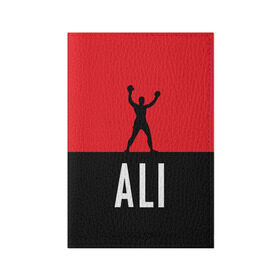 Обложка для паспорта матовая кожа с принтом Muhammad Ali 3 , натуральная матовая кожа | размер 19,3 х 13,7 см; прозрачные пластиковые крепления | ali | boxing |  muhammad |  muhammad ali | али | бокс | боксер | мухамад. мухаммад | мухамед али | мухаммед | мухаммед али