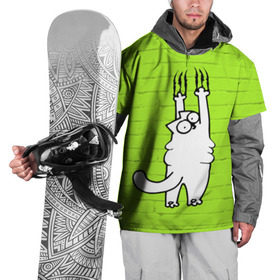 Накидка на куртку 3D с принтом Simon`s cat 3 , 100% полиэстер |  | Тематика изображения на принте: fitness | kitty | simon cat | simons | simons cat | голодный кот | для жирных | для толстых | жир | кот | кот саймона | котик | кошка | с котами | саймон | спорт | толстая | толстый | фитнес | фитнесс