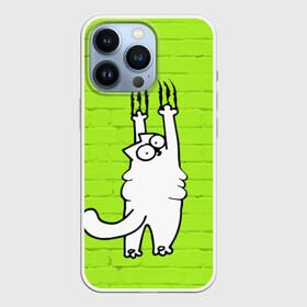 Чехол для iPhone 13 Pro с принтом Simons cat 3 ,  |  | fitness | kitty | simon cat | simons | simons cat | голодный кот | для жирных | для толстых | жир | кот | кот саймона | котик | кошка | с котами | саймон | спорт | толстая | толстый | фитнес | фитнесс