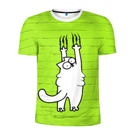 Мужская футболка 3D спортивная с принтом Simon`s cat 3 , 100% полиэстер с улучшенными характеристиками | приталенный силуэт, круглая горловина, широкие плечи, сужается к линии бедра | fitness | kitty | simon cat | simons | simons cat | голодный кот | для жирных | для толстых | жир | кот | кот саймона | котик | кошка | с котами | саймон | спорт | толстая | толстый | фитнес | фитнесс