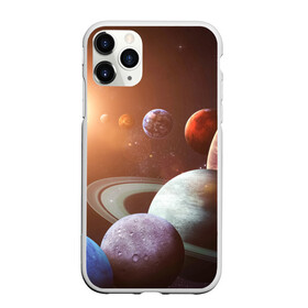 Чехол для iPhone 11 Pro матовый с принтом Планеты солнечной системы , Силикон |  | венера | звезды | земля | космос | марс | меркурий | сатурн | солнце | уран | юпитер