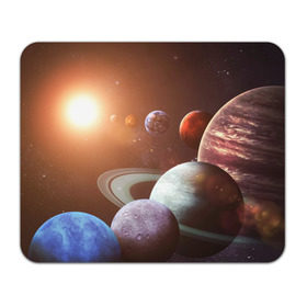 Коврик прямоугольный с принтом Планеты солнечной системы , натуральный каучук | размер 230 х 185 мм; запечатка лицевой стороны | Тематика изображения на принте: венера | звезды | земля | космос | марс | меркурий | сатурн | солнце | уран | юпитер