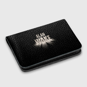 Картхолдер с принтом с принтом Alan Wake , натуральная матовая кожа | размер 7,3 х 10 см; кардхолдер имеет 4 кармана для карт; | alan | wake | алан уэйк | игра