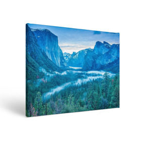 Холст прямоугольный с принтом Горный пейзаж , 100% ПВХ |  | Тематика изображения на принте: горный хребет | горы | каньон | лес | пейзаж | речка | туман | ущелье