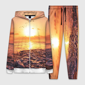 Женский костюм 3D с принтом Закат ,  |  | sunset | жара | закат | зной | косяк | лето | море | облака | океан | отдых | пена | песок | пляж | прибой | прилив | рассвет | солнце | стая птиц