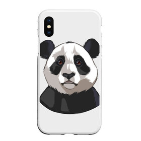 Чехол для iPhone XS Max матовый с принтом Panda , Силикон | Область печати: задняя сторона чехла, без боковых панелей | милый | панда
