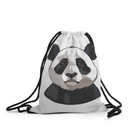 Рюкзак-мешок 3D с принтом Panda , 100% полиэстер | плотность ткани — 200 г/м2, размер — 35 х 45 см; лямки — толстые шнурки, застежка на шнуровке, без карманов и подкладки | милый | панда