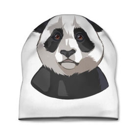 Шапка 3D с принтом Panda , 100% полиэстер | универсальный размер, печать по всей поверхности изделия | Тематика изображения на принте: милый | панда