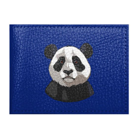 Обложка для студенческого билета с принтом Panda , натуральная кожа | Размер: 11*8 см; Печать на всей внешней стороне | Тематика изображения на принте: милый | панда