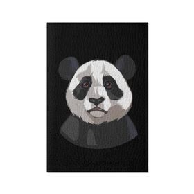 Обложка для паспорта матовая кожа с принтом Panda , натуральная матовая кожа | размер 19,3 х 13,7 см; прозрачные пластиковые крепления | Тематика изображения на принте: милый | панда