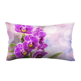 Подушка 3D антистресс с принтом Божественная орхидея , наволочка — 100% полиэстер, наполнитель — вспененный полистирол | состоит из подушки и наволочки на молнии | 8 марта | букет | весна | красота | куст | лето | орхидея | подарок | сиреневый цвет | цветок | шикарный цветочек